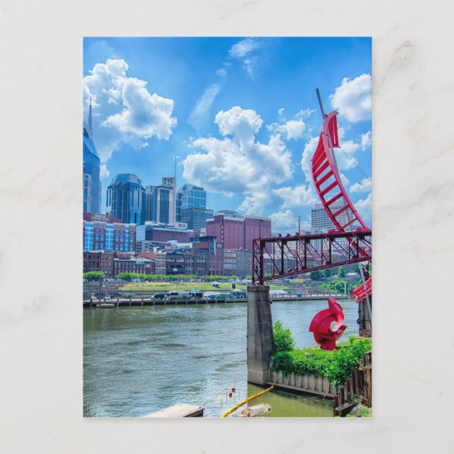 Nashville City in Tennessee Postkarte (Vorderseite)