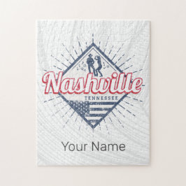 Nashville City Tennessee United Staaten Vintag USA Puzzle