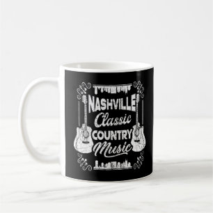 Nashville Classic Country Music Tennessee Guitar P Kaffeetasse