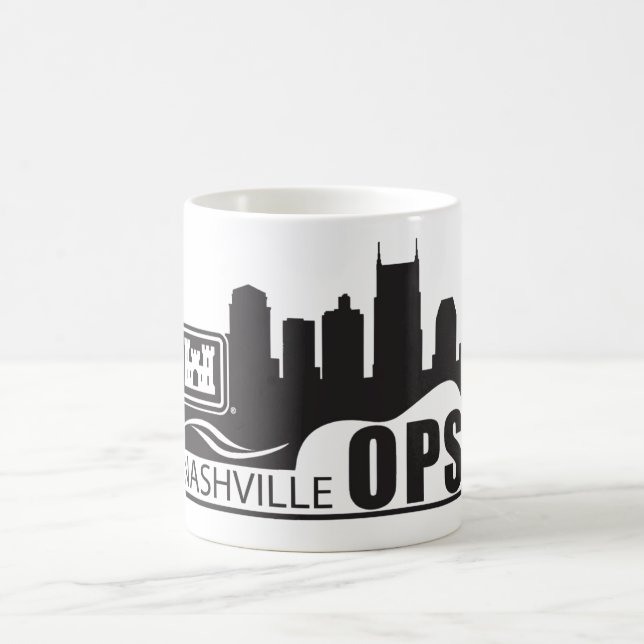 Nashville Corps of Engineers OPS Skyline Einfach Kaffeetasse (Mittel)
