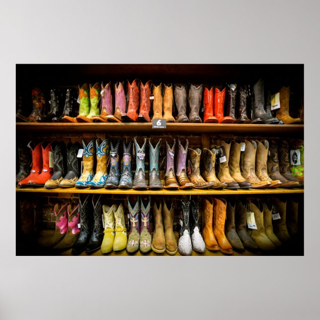 Nashville Cowboy Boots Poster (Vorne)