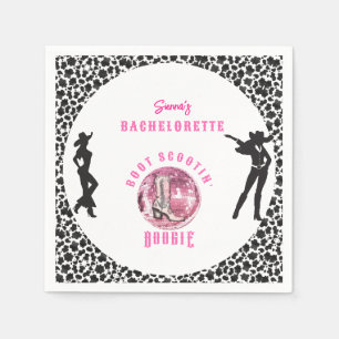 Nashville Cowgirl Disco Rodeo Bachelorette Serviette