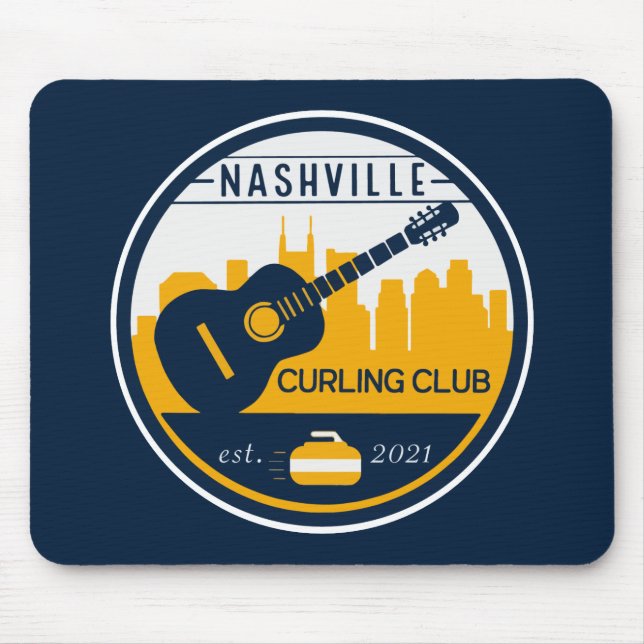 Nashville Curling Club Mouse Pad Mousepad (Vorne)