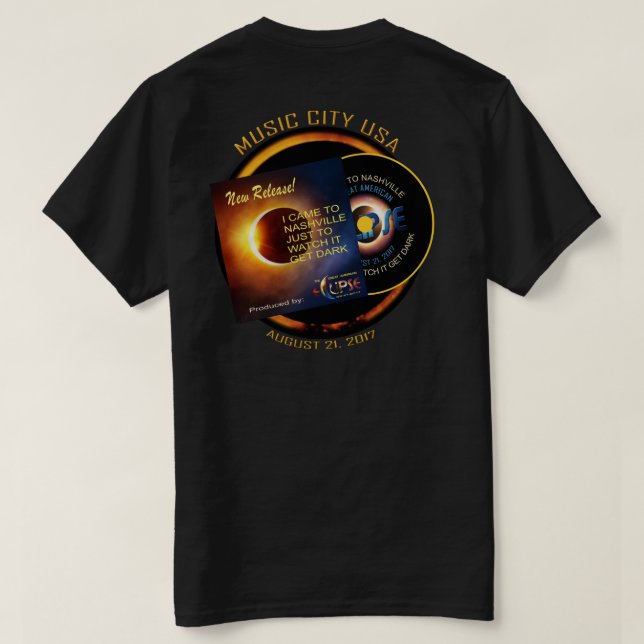 Nashville Eclipse New Release Men's Shirts (Design Rückseite)