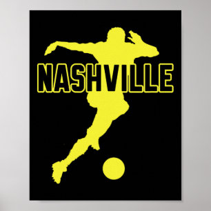 Nashville Fußballfan-Unterstützungsstadion Zeigen Poster
