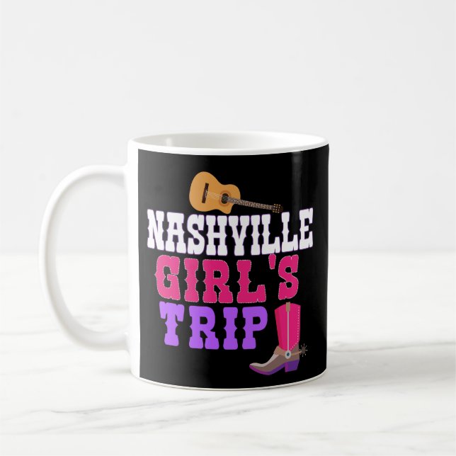 Nashville Girls Trip Coffee Mug Fun Weekend Kaffeetasse (Links)