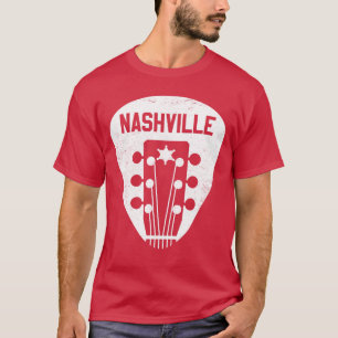 Nashville Gitarrenpick Country Music City Gitarris T-Shirt