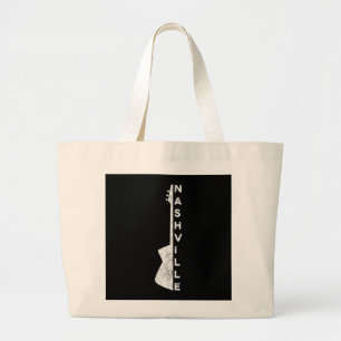 Nashville Guitar Country Music Lovers Geschenke Jumbo Stoffbeutel
