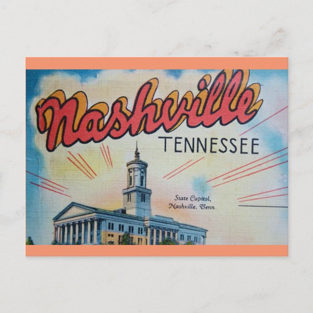 Nashville-Hauptstadt Postkarte (Vorderseite)