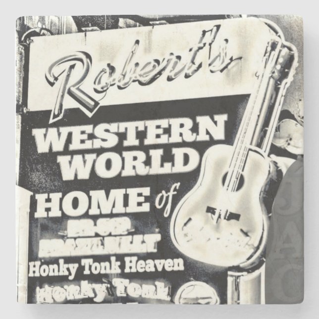 NASHVILLE HONKY TONK  STEINUNTERSETZER (Vorderseite)
