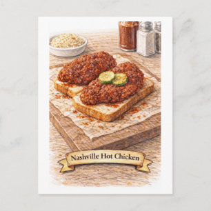 Nashville Hot Chicken (Amerikanische Food-Serie) Postkarte