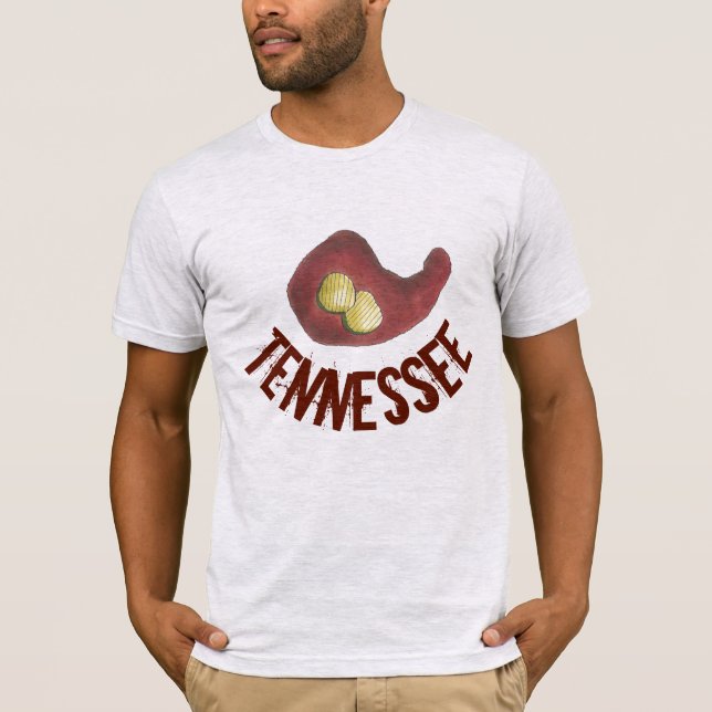 Nashville Hot Chicken w/ Pickles TENNESSEE TN Food T-Shirt (Vorderseite)