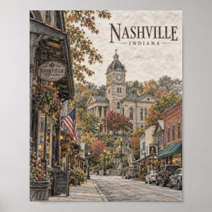 Nashville Indiana Street Poster #109