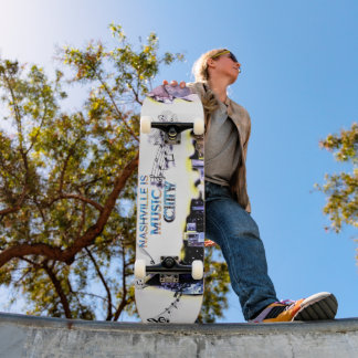 Nashville ist Music City Skateboard