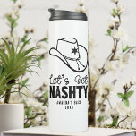 Nashville Junggeselinnen-Abschied Custom Bridesmai Thermosbecher<br><div class="desc">Brauchst du einen lustigen Junggeselinnen-Abschied-Gefallen? Will du deinen Freunden zu zeigen, wie wichtig dir sie sind, indem du ihnen etwas Einzigartiges und Spaß gibst? Wenn ja, dann kaufen Sie diese Nashville Junggeselinnen-Abschied maßgeschneiderte Bräunungstubschrauber! Diese Geschenke sind perfekt für jeden Junggeselinnen-Abschied, und sie machen das ideale Geschenk für Ihre Lieblingsbräune. Außerdem...</div>