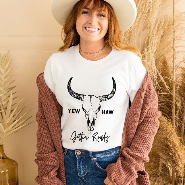 Nashville Junggeselinnen-Abschied Gettin Rowdy Cus T-Shirt (Von Creator hochgeladen)