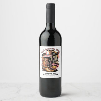 Nashville Junggeselinnen-Abschied Weinetikett