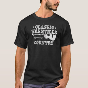 Nashville klassische Country-Musik Tennessee Gitar T-Shirt
