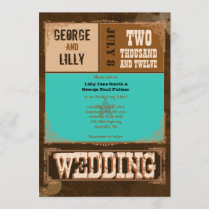 Nashville laden ein: Türkis Einladung