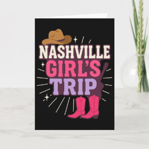 Nashville Mädchen Reise Chelorette Party Urlaub  Karte