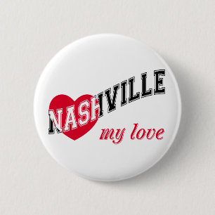 Nashville meine Liebe Button