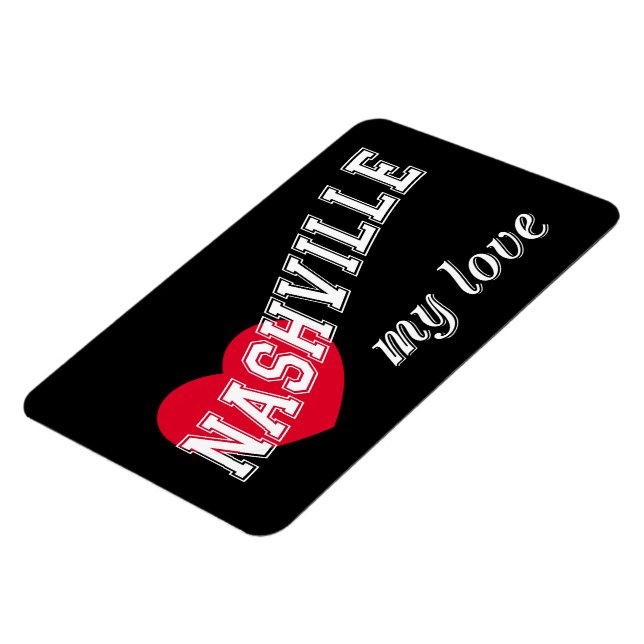 Nashville meine Liebe Magnet (Linke Seite)
