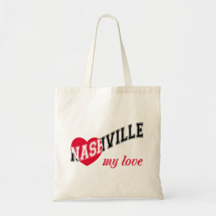 Nashville meine Liebe Tragetasche