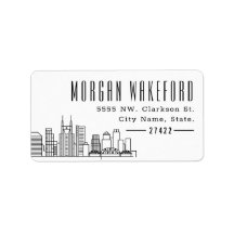 Nashville Modern Deko Skyline Large