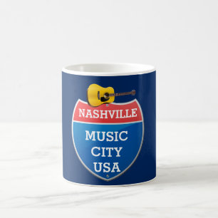 Nashville - Music City - Café - Tasse