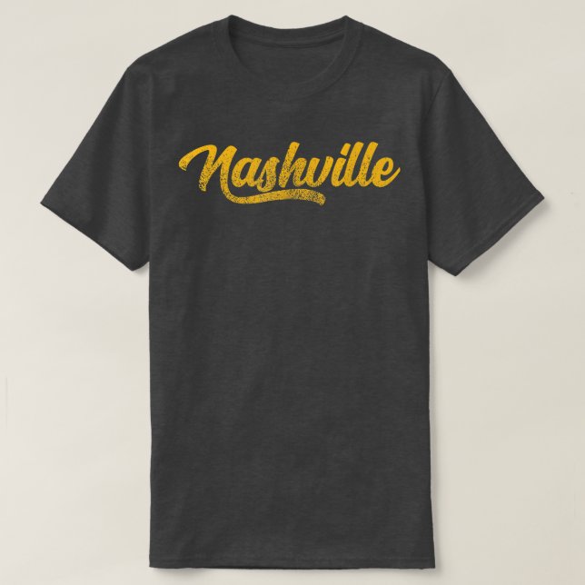 Nashville Music City Nashville Country Music Nashv T-Shirt (Design vorne)