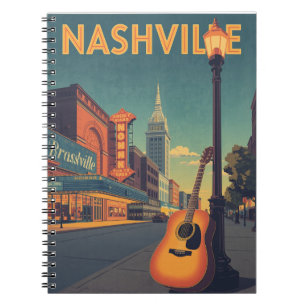 Nashville Music City Notizblock