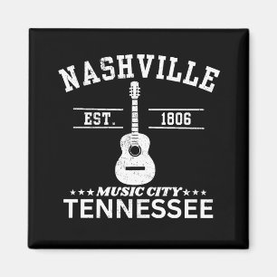 Nashville Music City Tennessee Magnet