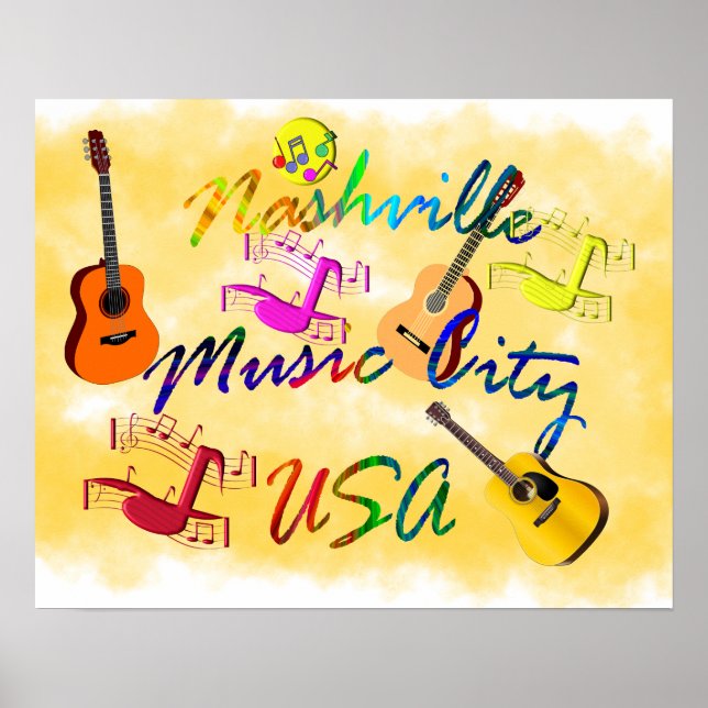 Nashville - Music City USA Poster (Vorne)