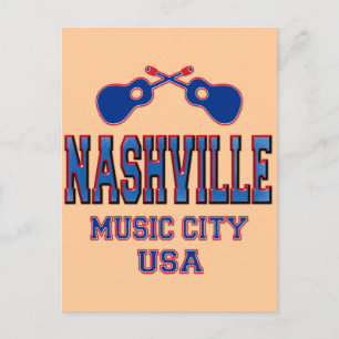 Nashville, Music City USA Postkarte