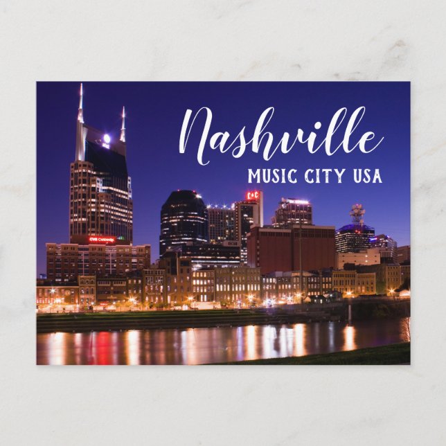 Nashville — Music City USA Postkarte (Vorderseite)