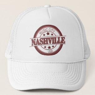 Nashville Music City USA Trucker Hat Truckerkappe