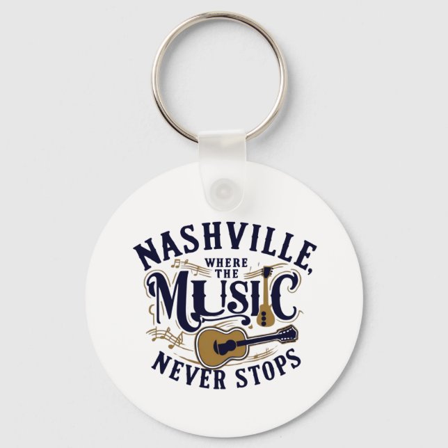 Nashville Music Schlüsselanhänger (Vorderseite)