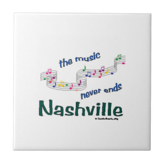 Nashville Musiknotens Fliese