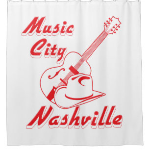 Nashville. Musikstadt Duschvorhang