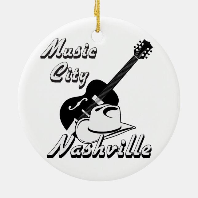 Nashville. Musikstadt Keramikornament (Hinten)