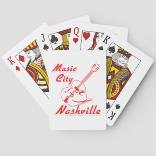 Nashville. Musikstadt Spielkarten