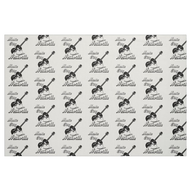 Nashville. Musikstadt Stoff (Fat Quarter (45,7 x 55,9 cm))