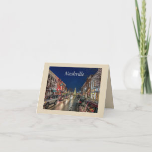 Nashville Nights Feiertagskarte