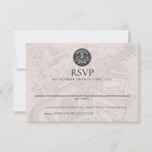 Nashville Passport Hochzeits-Antwortkarte RSVP Karte