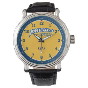 Nashville Plays Hockey 12 Stunden Watch Armbanduhr