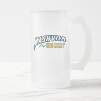 Nashville Plays Hockey Mattiert Glass Tasse