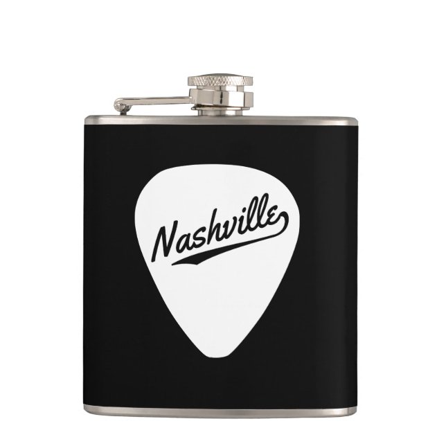 Nashville-Plektrum Flachmann (Vorderseite)