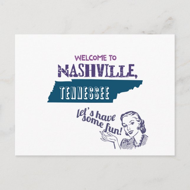 Nashville Postcard Postkarte (Vorderseite)
