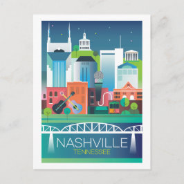 Nashville Postcard Postkarte