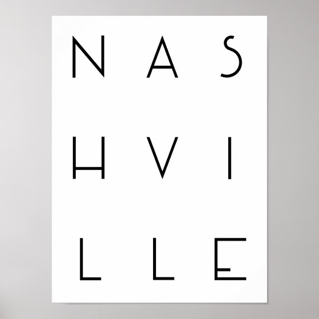 Nashville Poster (Vorne)